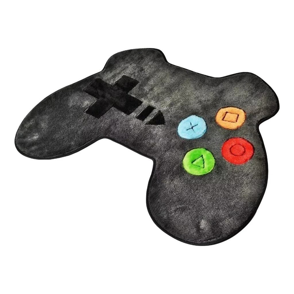 Tapete Gamer Formato Controle De Video Game Grafite Oferta