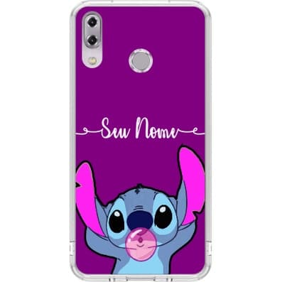 Capa de Celular Capinha Asus Zenfone 5 2018 Personalizada  - Stitch Nome