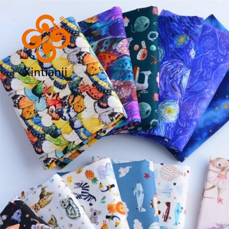 Tecido De Algodão Para Gato , Feito À Mão , Faça Você Mesmo , Toalha De Mesa , Foguete , Nave Espacial , Patchwork , Ace