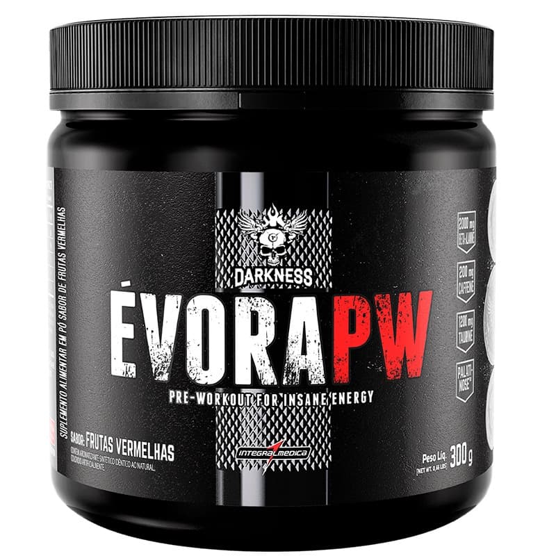 Pre-treino Evora Pw 300g Darkness - Integralmedica