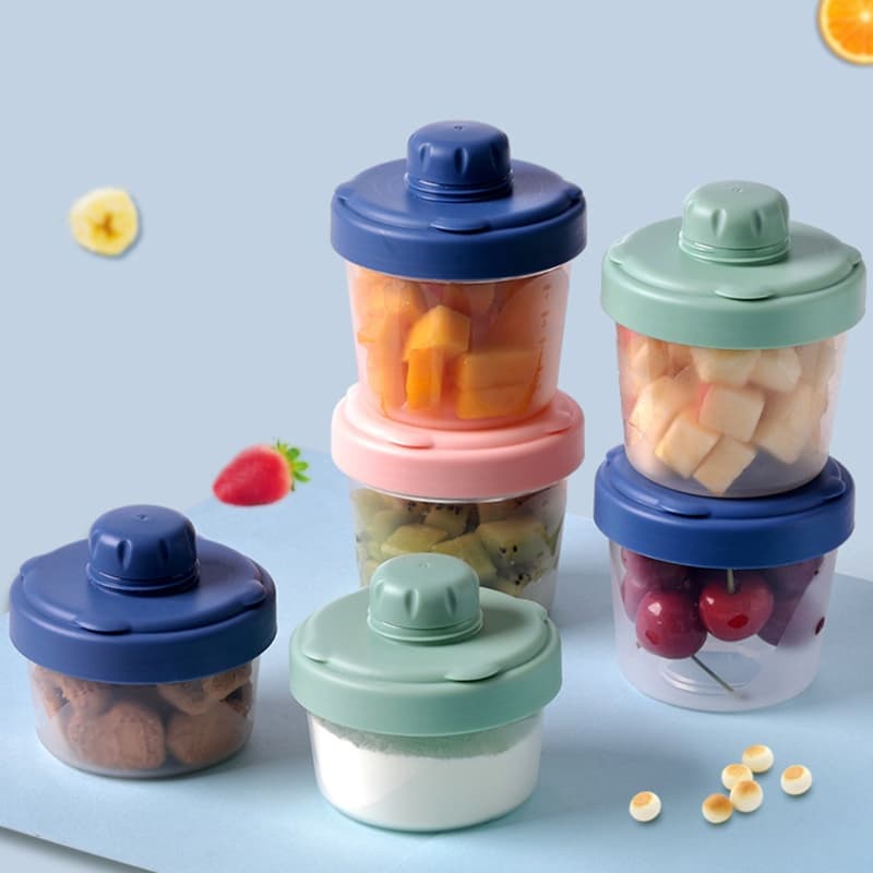 zzz 60ml 120ml Caixa De Armazenamento De Leite Em Pó 3 Camadas Dispensador De Fórmula Para Bebê Infantil Recipiente De L