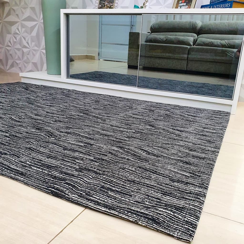 Tapete De Sala 1,50x1,00 Com Antiderrapante Lindo