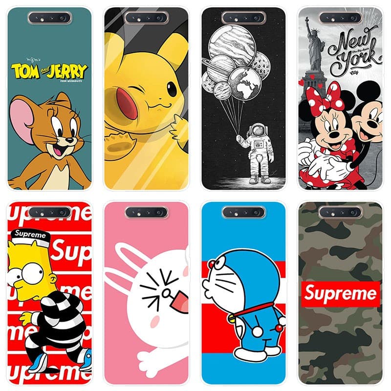 Capa Celular De Celular Flexível De Silicone / Tpu Para Samsung galaxy A80 capinha Telefone Para luxo Samsung A80