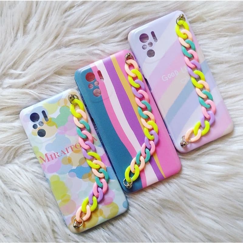 Capa Capinha de celular compatível com Redmi Note 10 4G e Note 10S Salva Celular Arco Iris