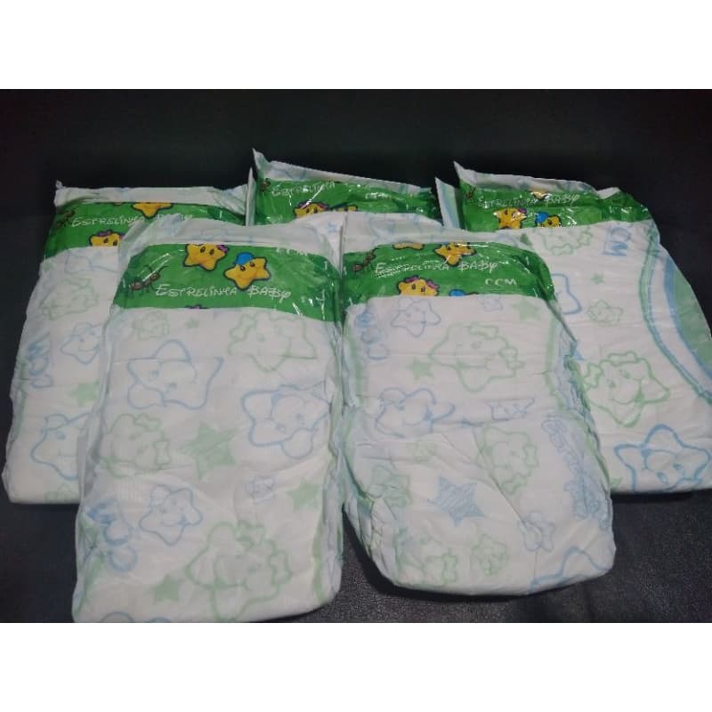 Kit 5 Fraldas descartável Promoção
