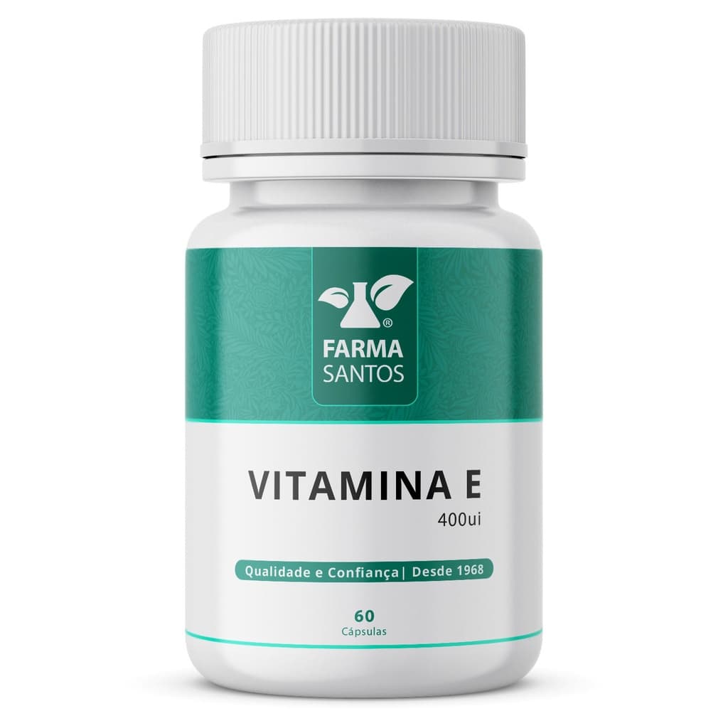 Vitamina E 400Ui 60 Cápsulas Suplemento Nutricional