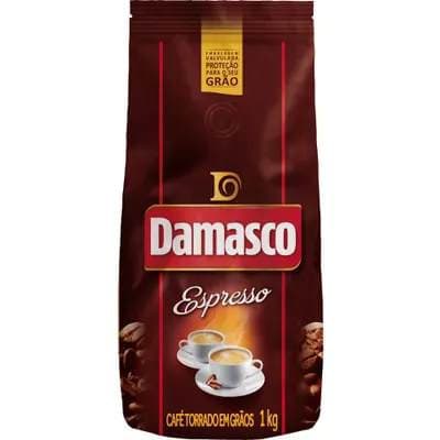 Café Damasco Espresso Torrado Em Grãos 1kg