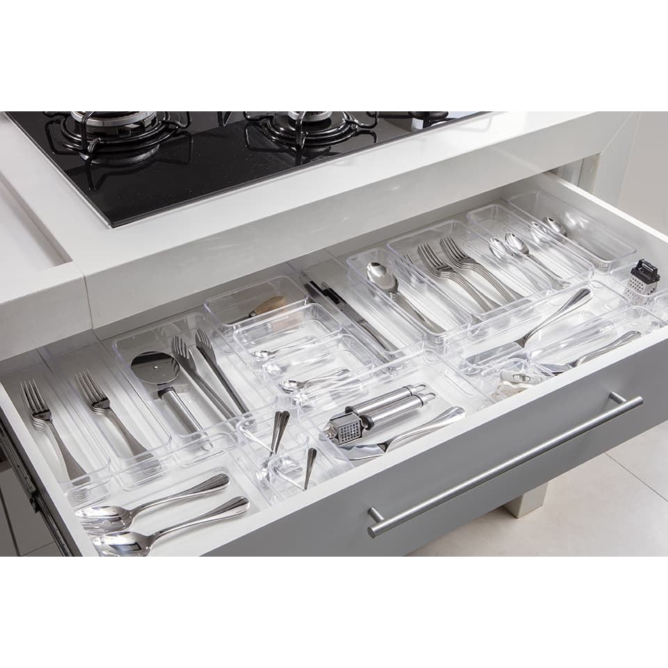Escolha Seu Organizador Armário/Gaveta/Cozinha/Dispensa/Banheiro/Lavanderia.