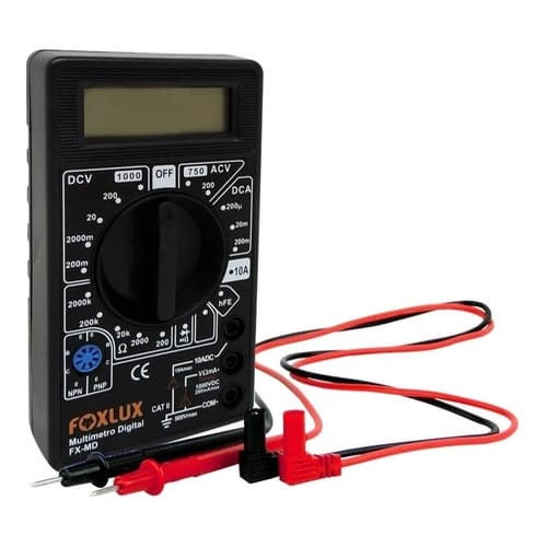 Multimetro Digital Foxlux Fx-md - 17078