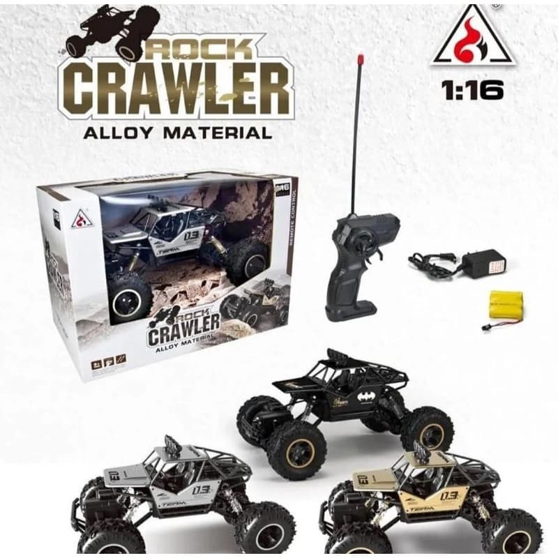Carrinho Controle Remoto 4x4 Monster Truck Rock Crawler