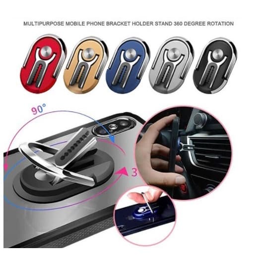 Suporte Universal Multiuso para Celular / Suporte para carro Saída de Ar Rotação 360