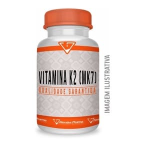 Vitamina K2 Mk7 120mcg 180 Cápsulas Manipulado