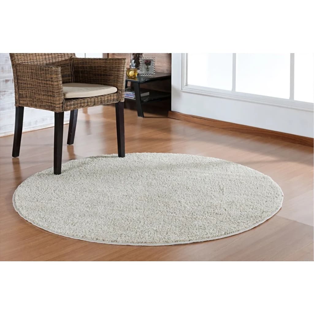Tapete Redondo Oásis Classic 1,50 X 1,50 Sala Quarto 100% Antiderrapante Toque Macio