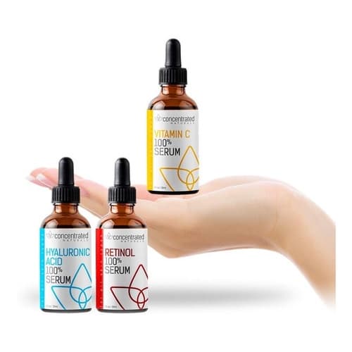 Trio Concentrated ( 1 Vitamina c + 1 Hialuronico +  1 retinol)