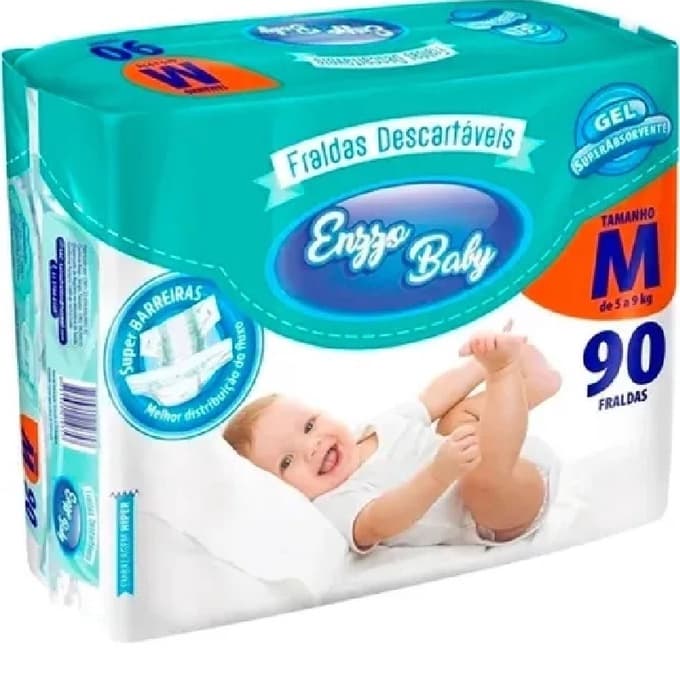 Fralda Descartável Enzo Baby  Noturna Infantil Atacado Revenda Barato
