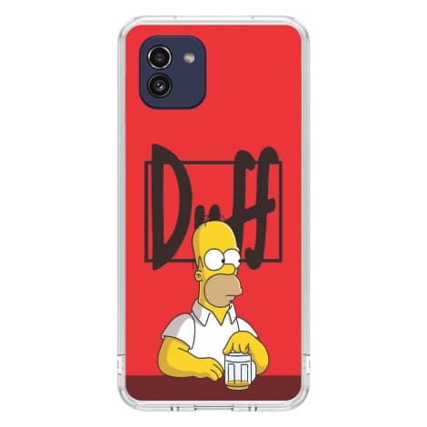 Capa de Celular Capinha Para Samsung A03 Personalizada - Homer