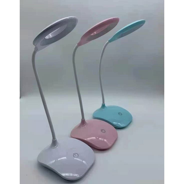 Luminária Abajur de Mesa 16 LED Sofisticada Flexivel Touch Sem Fio 3 Níveis de Led Luxo Usb 6521