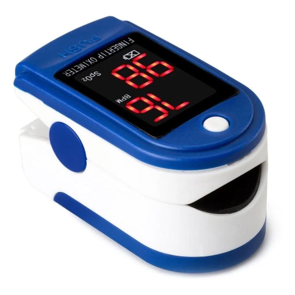 Oxímetro Digital de Dedo Medidor Portátil de Saturação de Oxigênio no Sangue - JZK-302