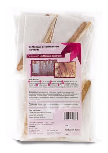 75 Kit Manicure E 50 Kit Pedicure Completo Descartável