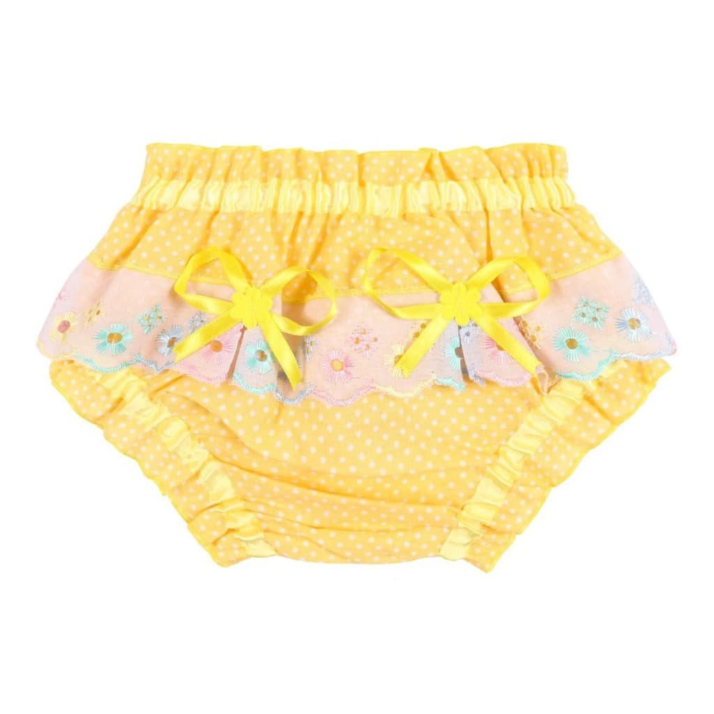 Calcinha Cobre Fralda Infantil Bebê Frufru Lisa Estampado Fofa
