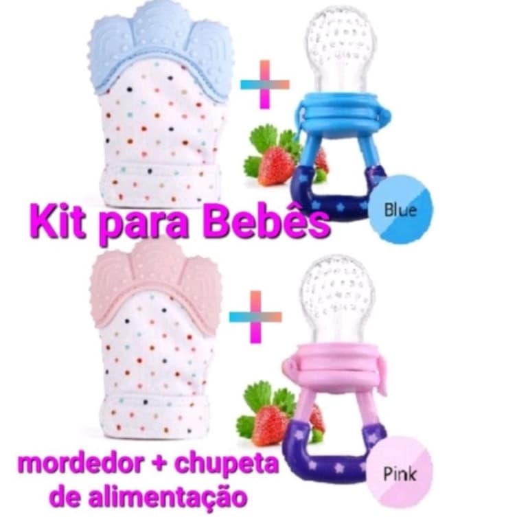 kit chupeta alimentadora e mordedor para bebe, chupeta de fruta, mordedor para gengiva, coçar gengiva, dentinho bebe.