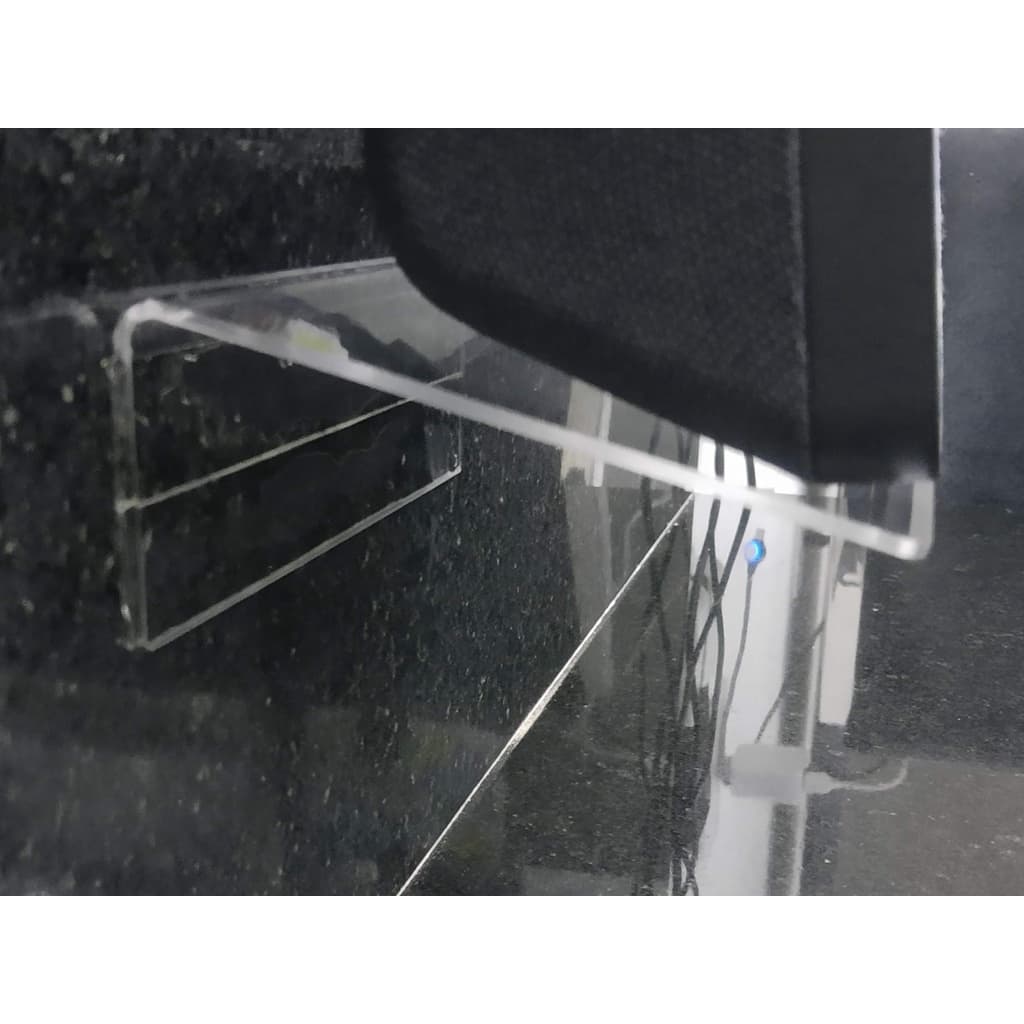 Suporte para Alexa 5 polegadas de parede, Echoshow 5 pol, feito em angulo para colar, fixar na pedra, piso, movel ou parede