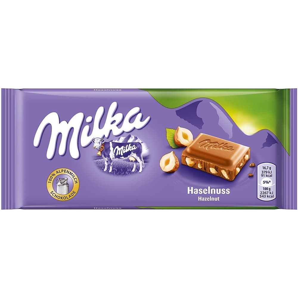 Milka Hazelnut - Chocolate & Avelã - Importado da Polônia