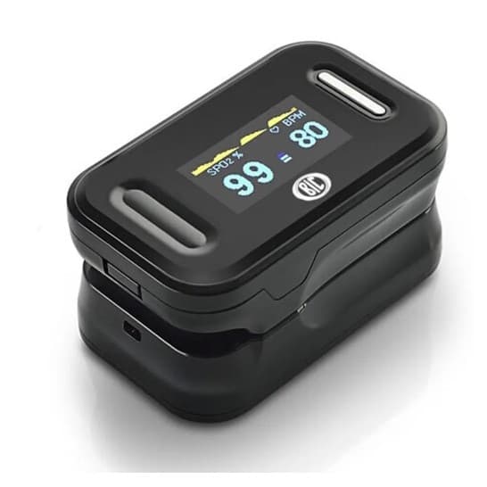 Oxímetro De Dedo Bic Preto - Yk-80b