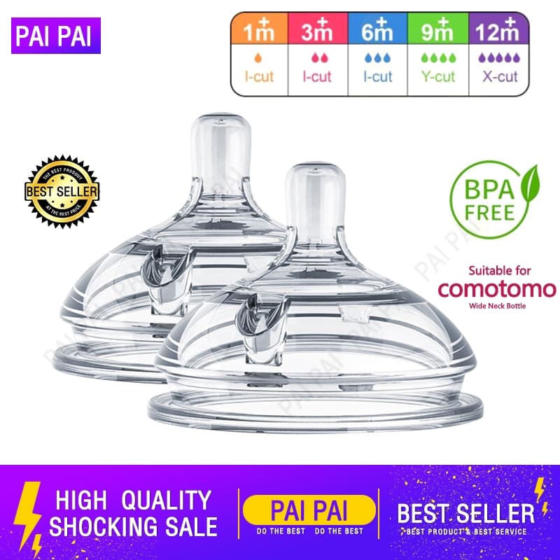 (Compre 1 Ganhe 1) Bico De Silicone Comotomo Para Largo Sem BPA