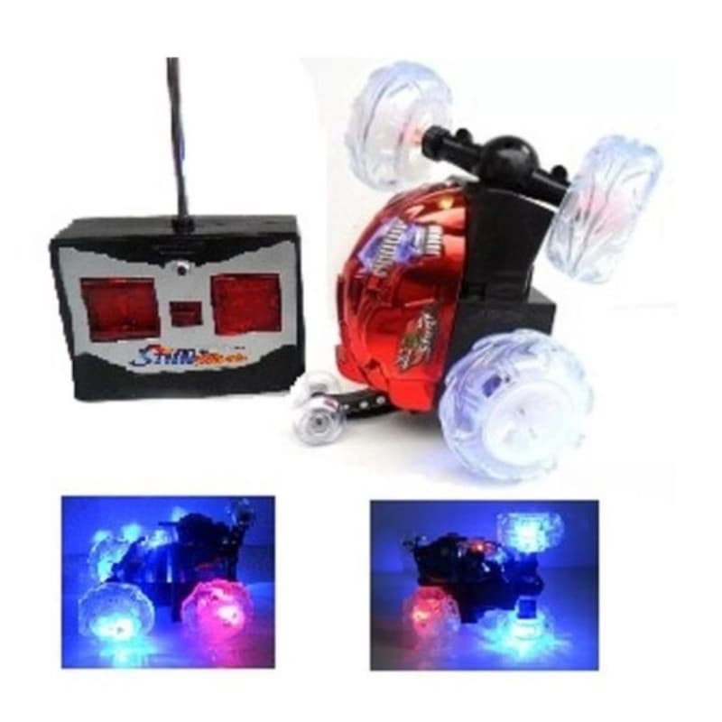 Carrinho Controle Remoto 360° Maluco Luzes Musica Som Full(vermelho)