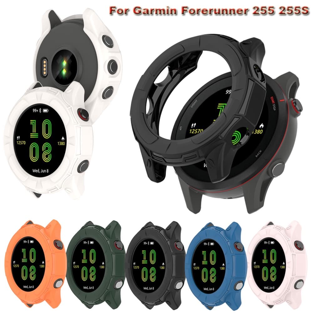 Capa Protetora TPU Para Garmin Forerunner 255 255S Smart Watch Case Substituição Shell Frame
