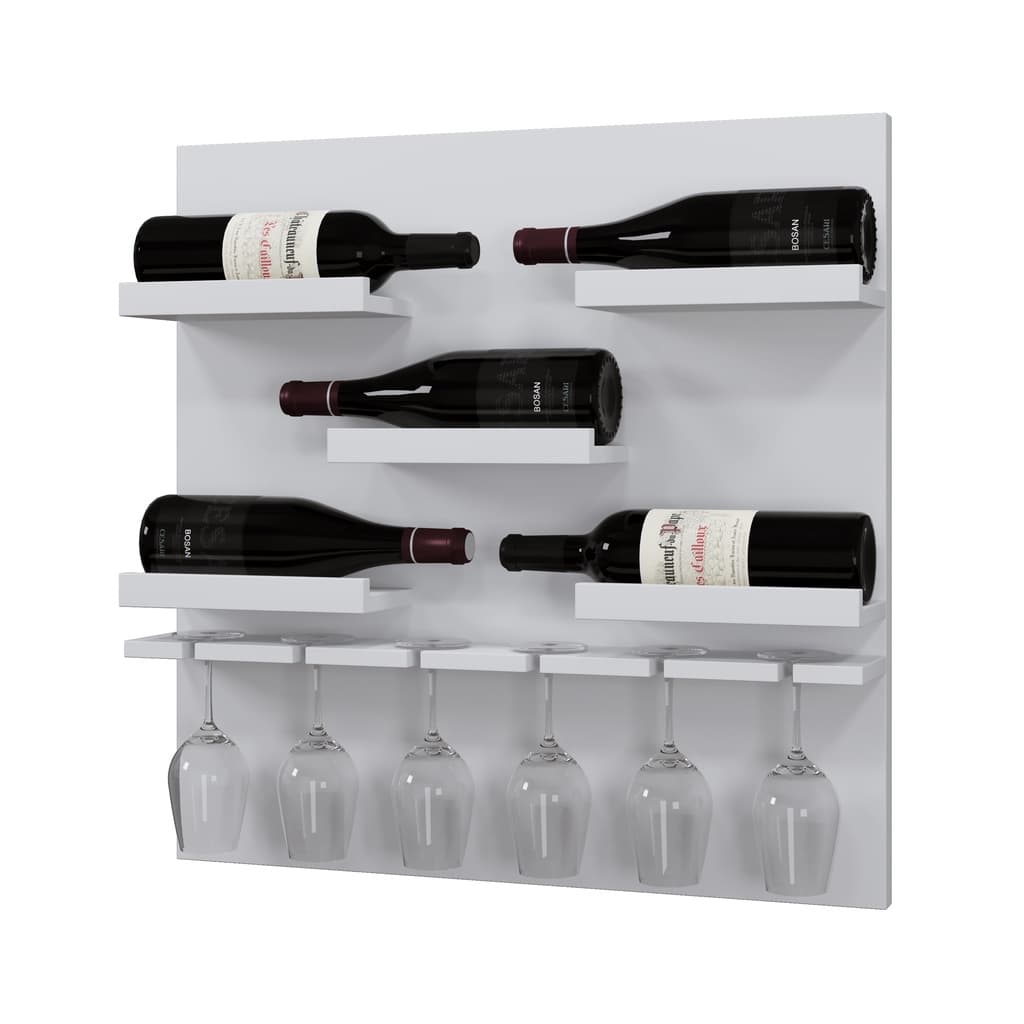 Adega Vinho Whiskies Barzinho Taças Decoração Suporte Parede Bebida