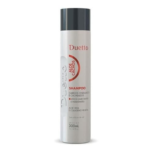 Shampoo Hidratante Aloe Cachos Duetto 300ml
