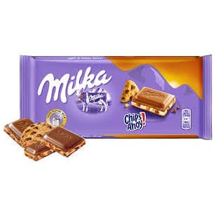 Chocolates Importados Da Polônia - Milka Chips Ahoy - 100g