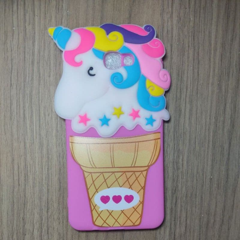 Capa de Celular Samsung j7 Prime - unicórnio desenho infantil -samsung J7 Prime / J7 prime 2 capinha unicórnio sorvete Ice cream cupcake desenho criança infantil Envio imediato J7 Prime