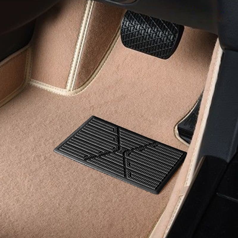 Estone Retângulo Tapete Para Lado Do Motorista 23x15cm Anti-skid Pé Calcanhar Almofada Acessórios Interiores Automotivos