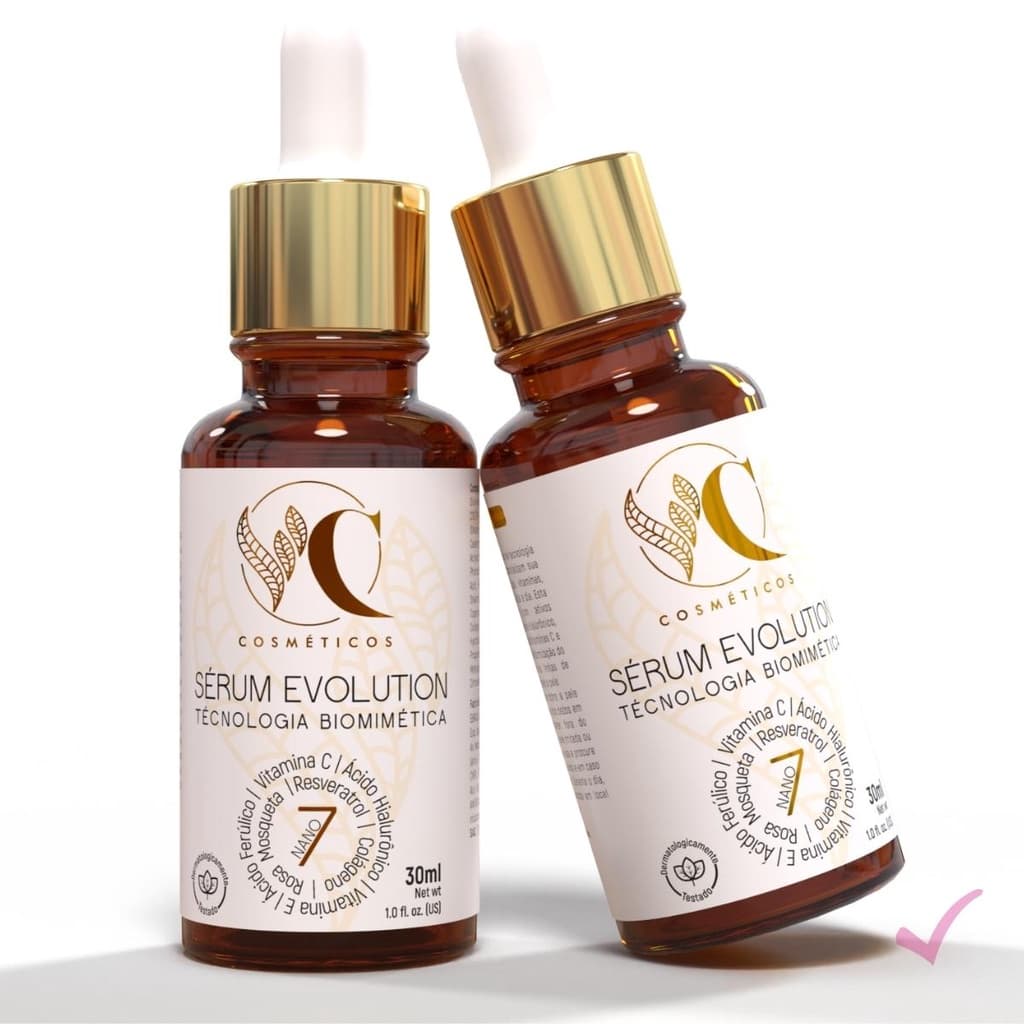 Serum Facial Vitamina C Antissinais Kit 02 Unidades