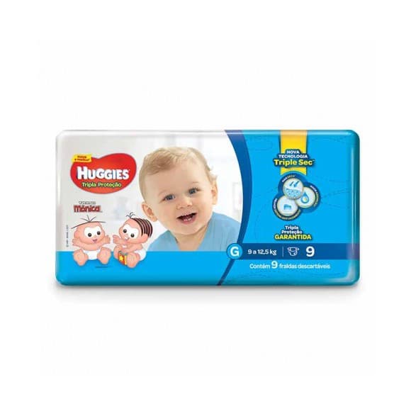Fralda Huggies Turma Da Mônica Tripla Proteção P M G XG Promoção