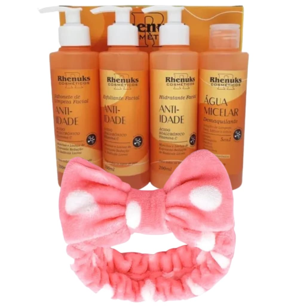 Kit Tratamento Facial Anti-idade C/5 Unidades
