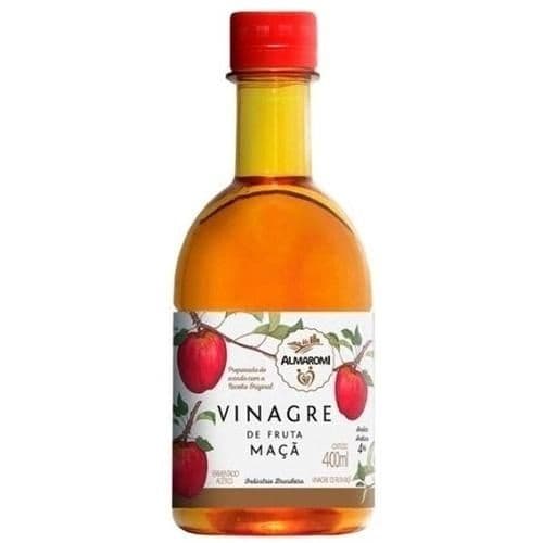 Vinagre de Maçã Almaromi 400ml Zero Açucar 100% Natural