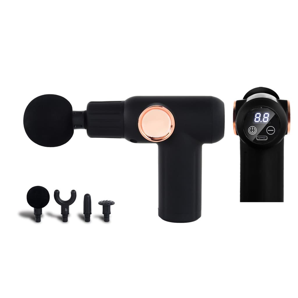 Massageador Pistola Muscular Elétrico Miofacial Lcd Professi