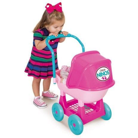Carrinho De Boneca Colecao Ninos Cotiplas 2215