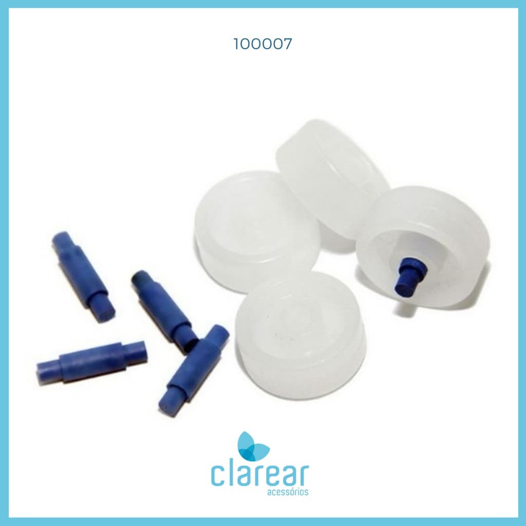 Roda para aspirador de piscina com eixo (o par)
