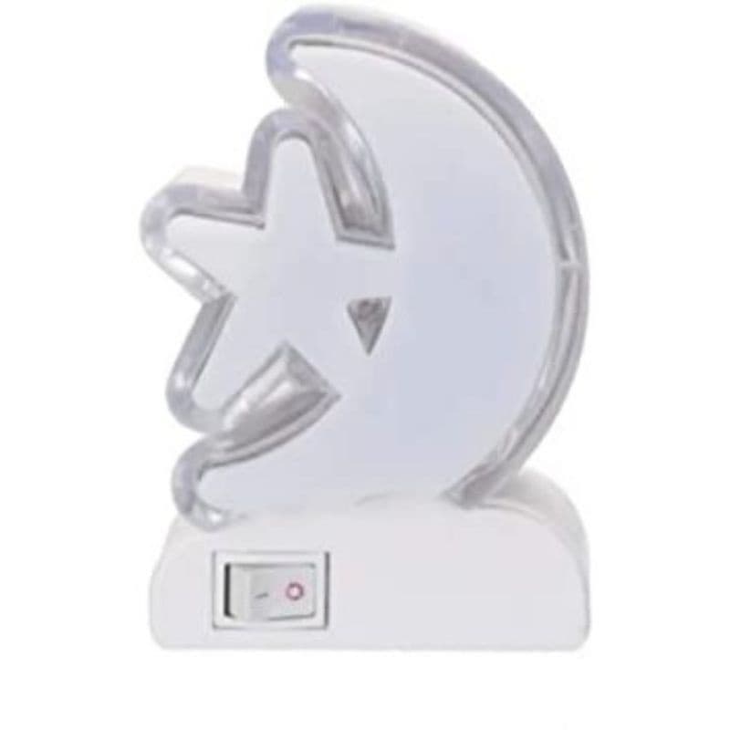 Luz Noturna Luminária Led De Tomada Lua E Estrela Abajur Infantil