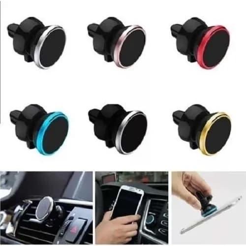 Suporte Veicular Magnético Para Ventilação De Ar De Carro / Suporte Para Tablet / Suporte Para Carro