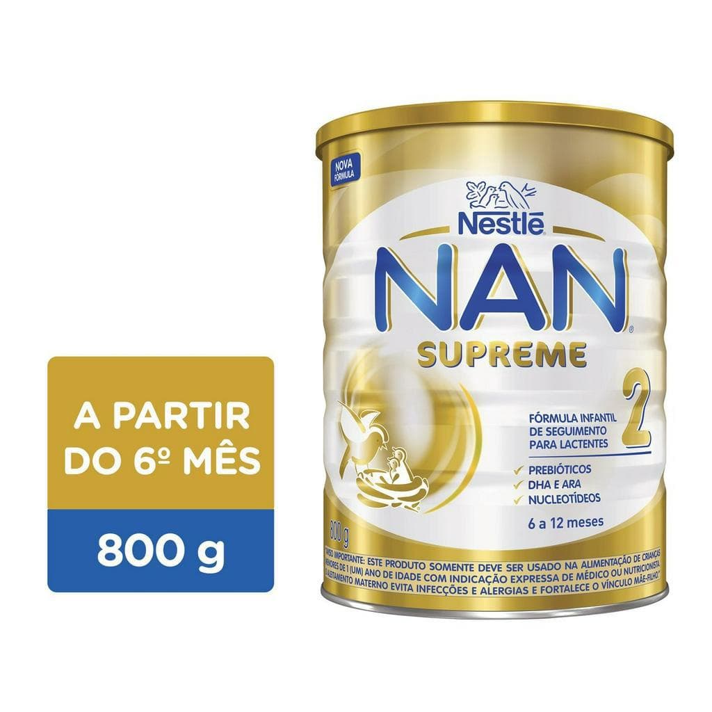Fórmula Infantil NAN Supreme 2 800g