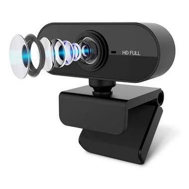 Webcam Full Hd 1080 Usb Mini Câmera De Visão 360º para Computador e Notebook com Microfone Integrado GT953