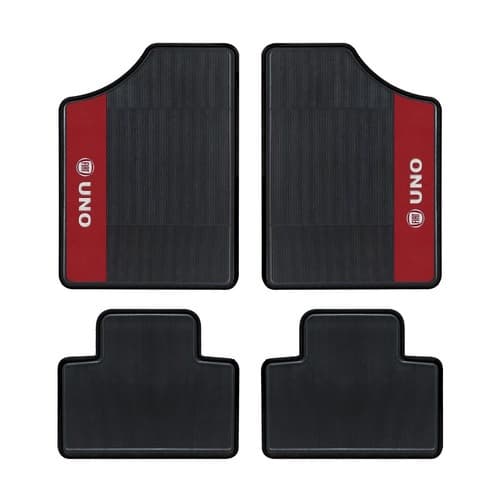 Tapete Personalizado Automotivo Fiat Novo Uno 4 Peças