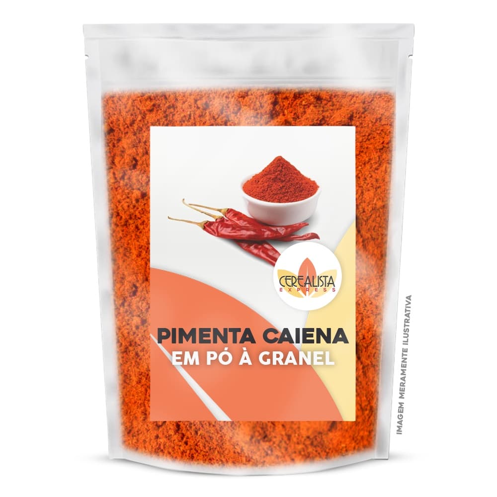 Pimenta Caiena Em Pó a Granel Condimento Culinário Tempero Natural