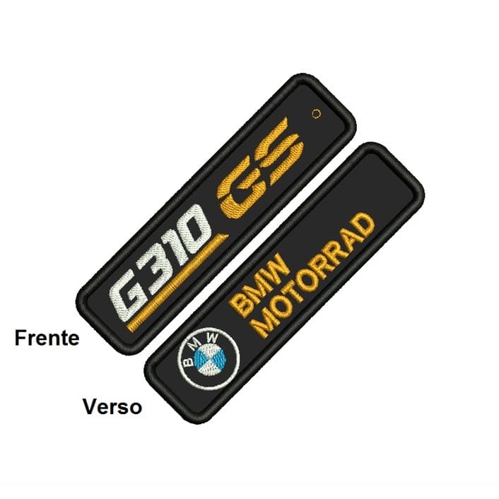 Chaveiro Bordado para Moto - Moto BMW G310 GS
